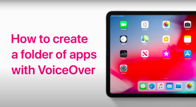 Apple návody – Jak organizovat aplikace pomocí VoiceOver na iPhonu a iPadu
