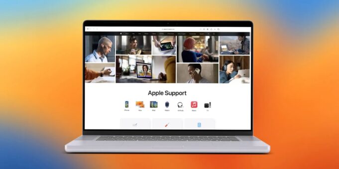 Apple změnil design webové stránky Podpora Apple