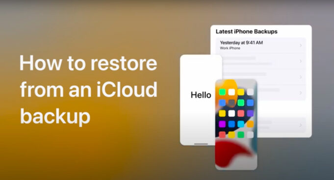 Apple návody – Jak obnovit iPhone, iPad nebo iPod touch ze zálohy