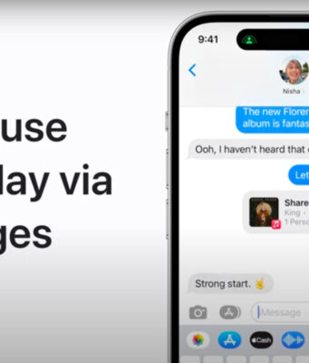 Apple návody – Jak používat SharePlay v aplikaci Zprávy na iPhonu