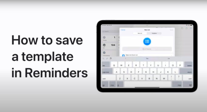 Apple návody – Jak uložit šablonu v aplikaci Připomínky na iPhonu a iPadu