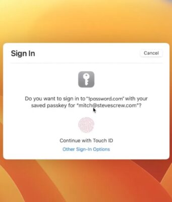Aplikace 1Password bude podporovat přístupové klíče již v létě