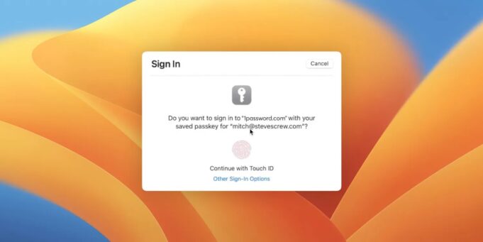 Aplikace 1Password bude podporovat přístupové klíče již v létě