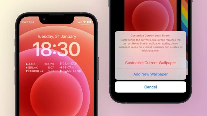 iOS 16.3 umožňuje přizpůsobit si také některou ze starších tapet iPhonu