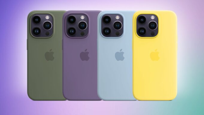 Apple vydal silikonová pouzdra pro řadu iPhone 14 ve čtyřech nových barvách