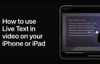Apple návody – Jak používat živý text ve videu na iPhonu nebo iPadu