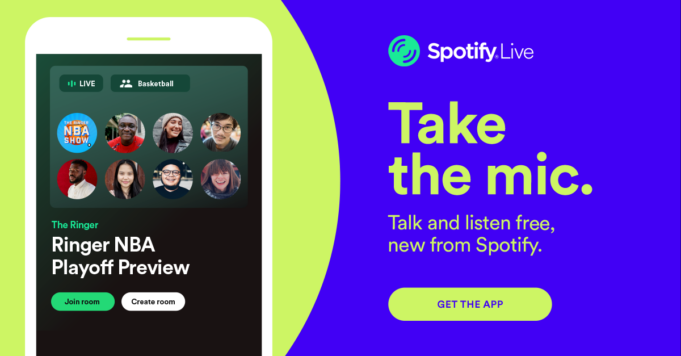 Spotify ukončuje svou audio aplikaci Spotify Live