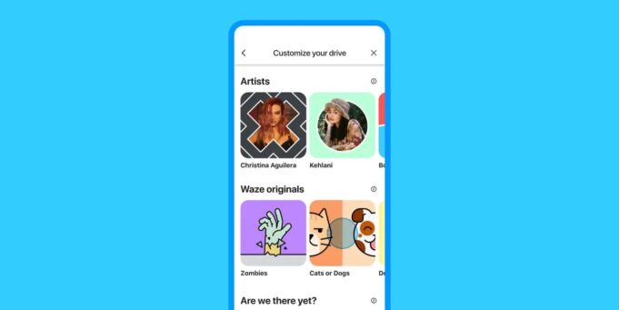 Aplikace Waze obsahuje nové přednastavené motivy