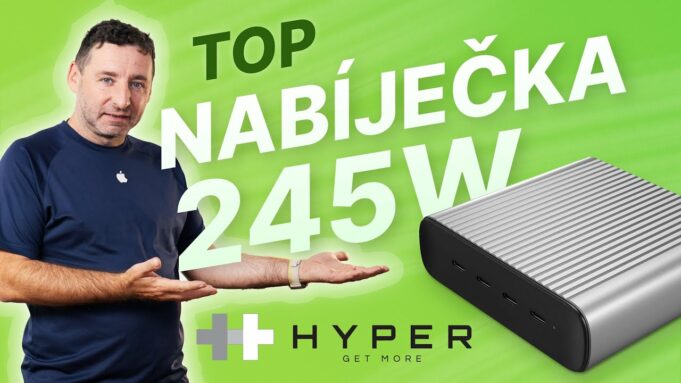 Jan Březina – Nejsilnější nabíječka v testu! HyperDrive GaN 245W + SOUTĚŽ