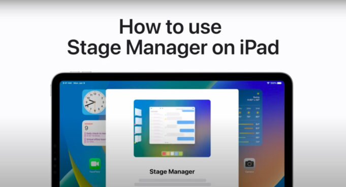 Apple návody – Jak používat Stage Manager na iPadu