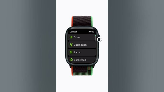 Apple návody – Jak přidat nový typ cvičení na Apple Watch