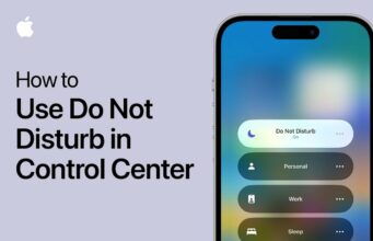Apple návody – Jak zapnout režim Nerušit z Ovládacího centra na iPhonu