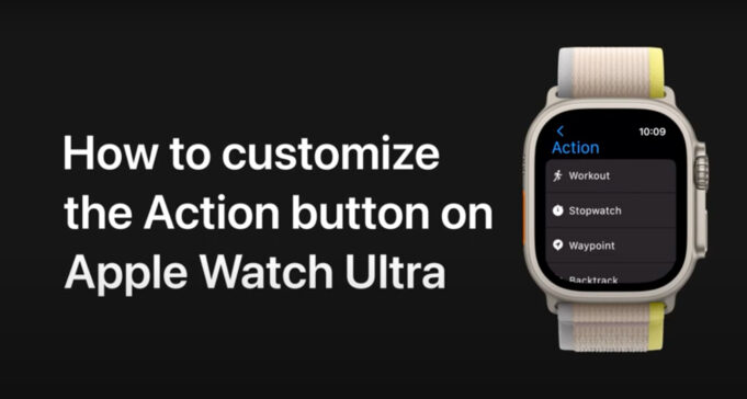 Apple návody – Jak přizpůsobit tlačítko Akce na Apple Watch Ultra