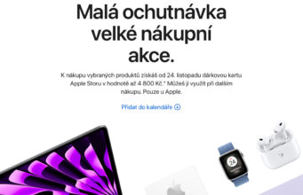 Tyto dárkové karty můžete získat díky nákupní akci Apple