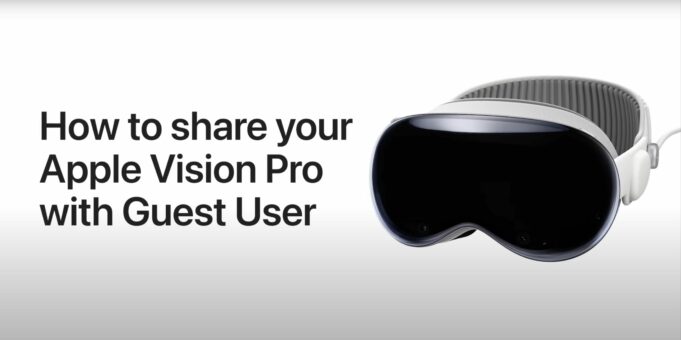 Apple návody – Jak sdílet Apple Vision Pro s jiným uživatelem