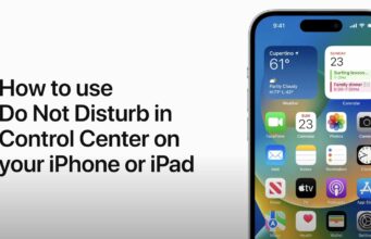Apple návody – Jak používat režim Nerušit v Ovládacím centru na iPhonu nebo iPadu