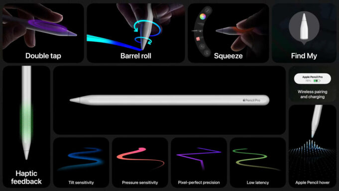 Apple představil Apple Pencil Pro