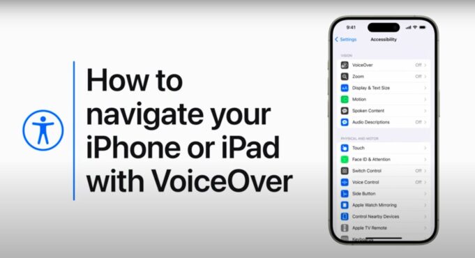 Apple návody – Jak procházet váš iPhone nebo iPad pomocí VoiceOver