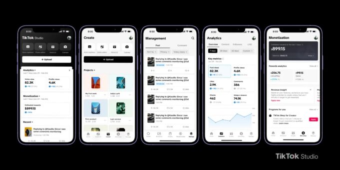 TikTok Studio je nová platforma, která pomáhá tvůrcům spravovat jejich účet