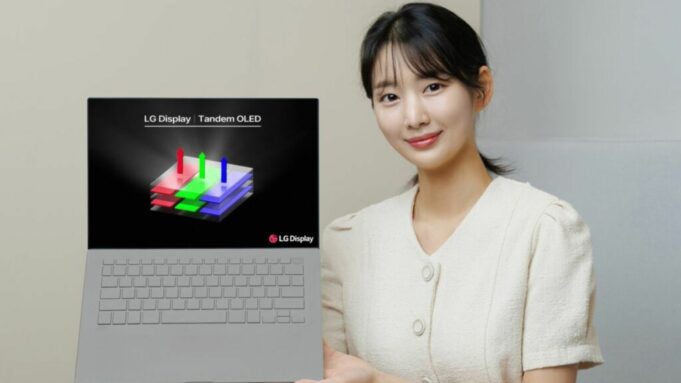 LG Display zahájil hromadnou výrobu prvního 13palcového tandemového OLED displeje určeného pro notebooky
