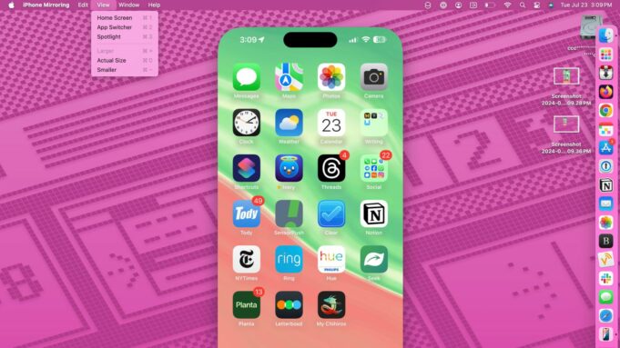 Po aktualizaci na macOS 15.1 a iOS 18.1 můžete přetahovat soubory z iPhonu do Macu a naopak