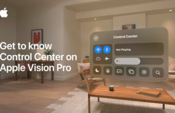 Apple návody – Seznamte se s Ovládacím centrem na Apple Vision Pro