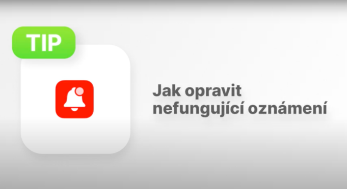 Jan Březina – Apple Tip: Jak opravit nefungující oznámení