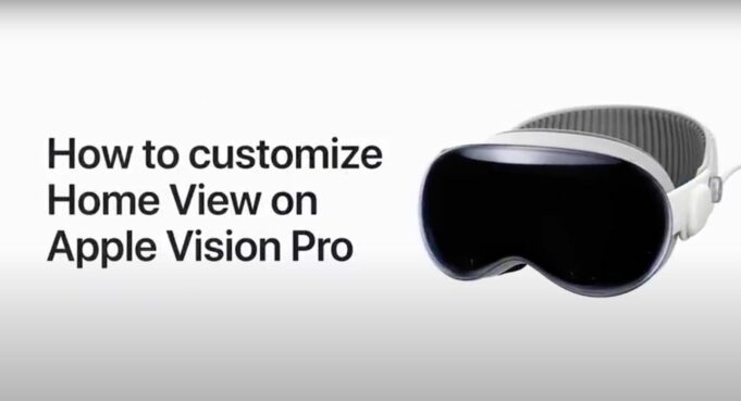 Apple návody – Jak přizpůsobit domovské zobrazení na Apple Vision Pro