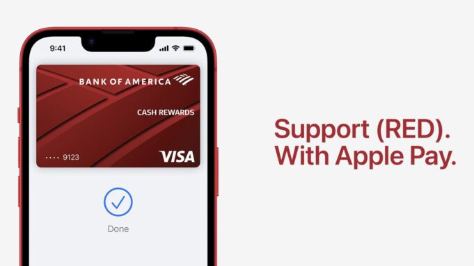 Apple daruje 5 dolarů Globálnímu fondu za každý nákup uskutečněný pomocí Apple Pay
