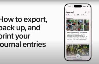 Apple návody – Jak exportovat, zálohovat a tisknout záznamy deníku