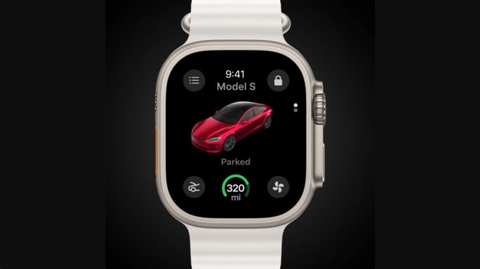 Tesla oficiálně představila aplikaci pro Apple Watch