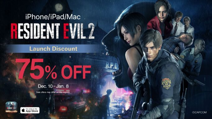 Hra Resident Evil 2 je nyní k dispozici pro iPhone, iPad a Mac, nyní ji zakoupíte se slevou