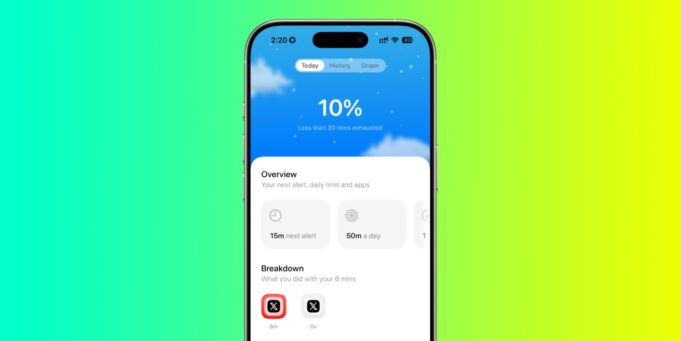 Aplikace Inscreen je příjemný způsob, jak omezit používání vašeho smartphonu