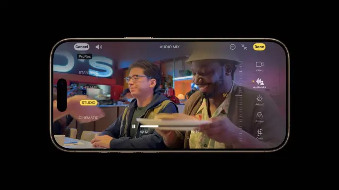 Návod – Jak upravit zvuk videa zachyceného pomocí modelů iPhone 16