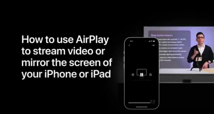 Apple návody – Jak používat AirPlay ke streamování videa nebo zrcadlení obrazovky vašeho iPhonu