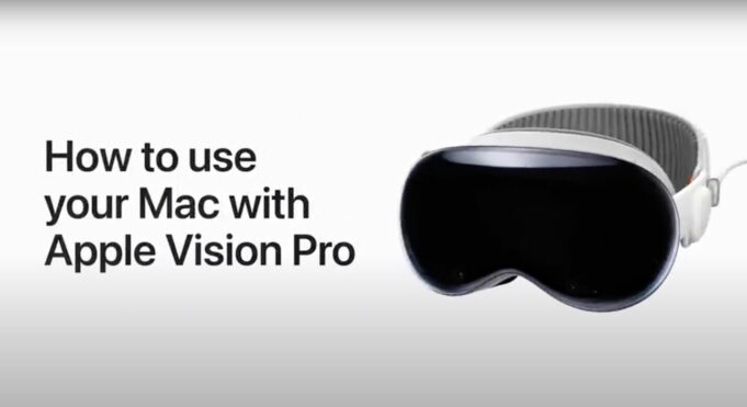 Apple návody – Jak používat Mac s Apple Vision Pro