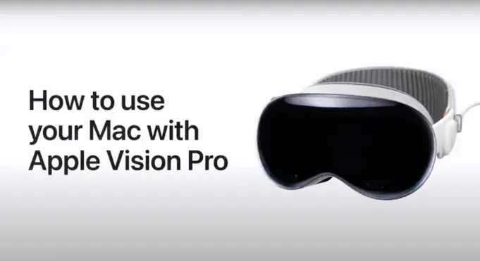 Apple návody – Jak používat Mac s Apple Vision Pro
