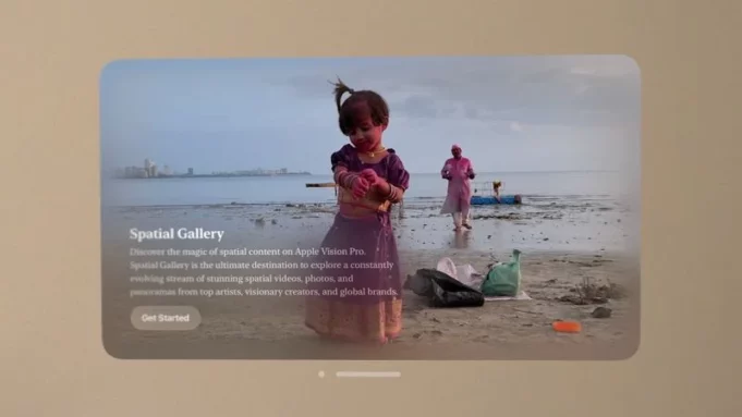 visionOS 2.4 přidává novou aplikaci, která obsahuje prostorové fotografie, prostorová videa a další