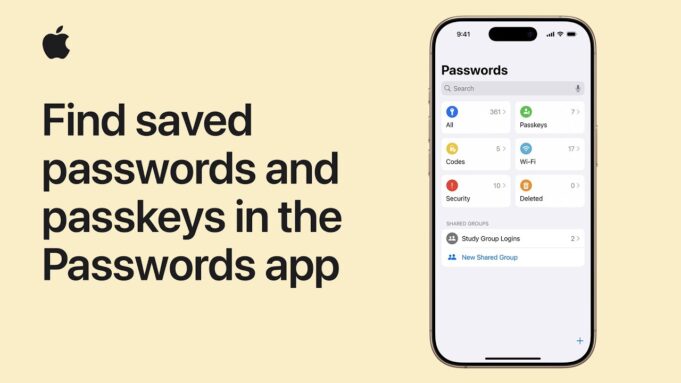 Apple návody – Jak najít uložené hesla a přístupové klíče v aplikaci Hesla na iPhonu a iPadu