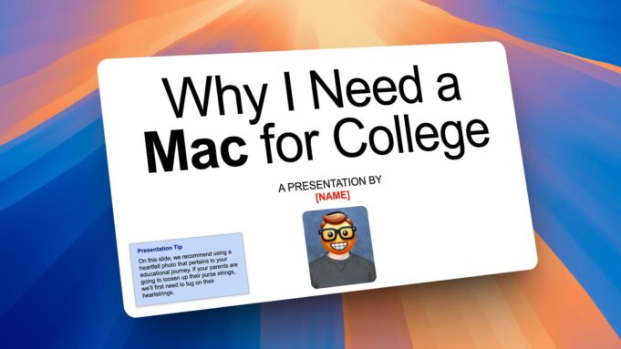 Apple sdílel novou prezentaci, která vysvětluje, proč je Mac užitečným nástrojem na vysoké škole