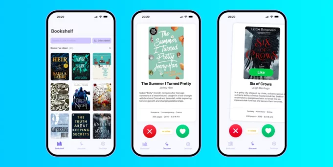 Bookovery: aplikace, která vám pomůže objevovat nové knihy