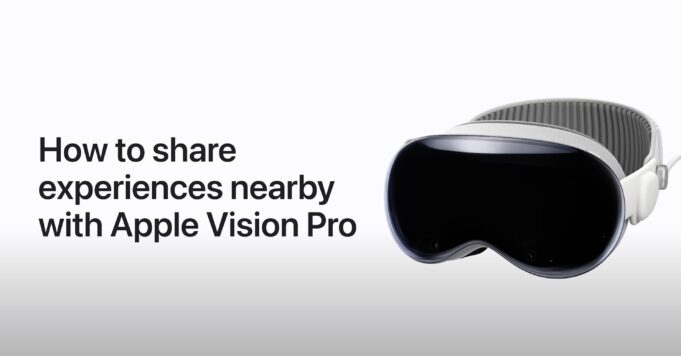 Apple návody – Jak sdílet zážitky s ostatními uživateli Apple Vision Pro
