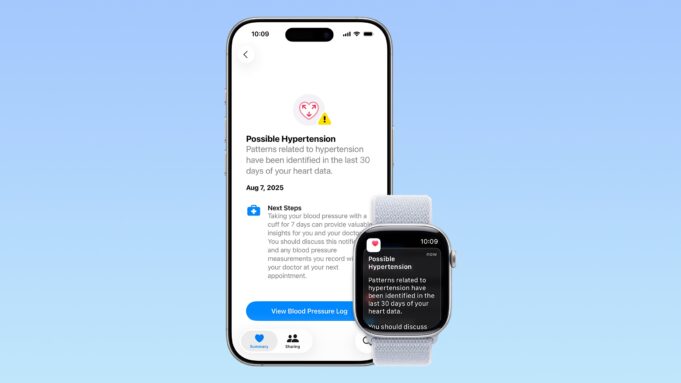 Apple rozšiřuje detekci hypertenze na Apple Watch do sedmi dalších zemí