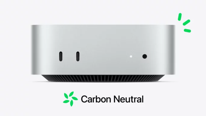 Apple už neoznačuje Apple Watch a Mac mini jako „uhlíkově neutrální“ produkty