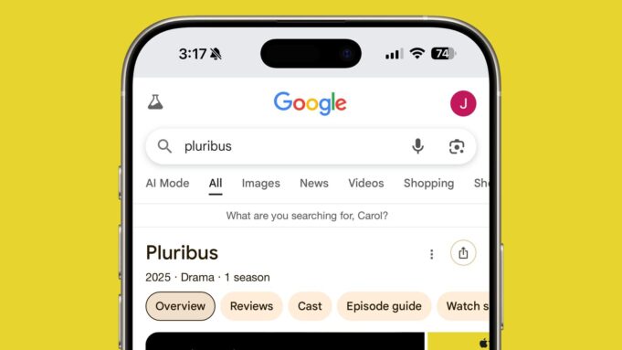 Apple se spojil s Googlem: Při vyhledání seriálu „Pluribus“ se objeví tajná zpráva
