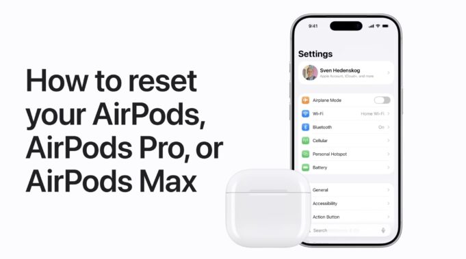 Apple návody – Jak resetovat AirPods, AirPods Pro nebo AirPods Max