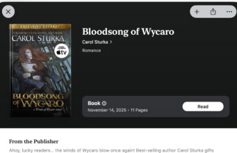 Fanoušci seriálu Pluribus si nyní mohou stáhnout kapitolu románu Bloodsong of Wycaro přímo z aplikace Knihy