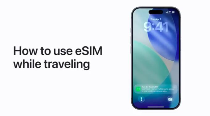 Apple návody – Jak používat eSIM kartu na cestách na iPhonu
