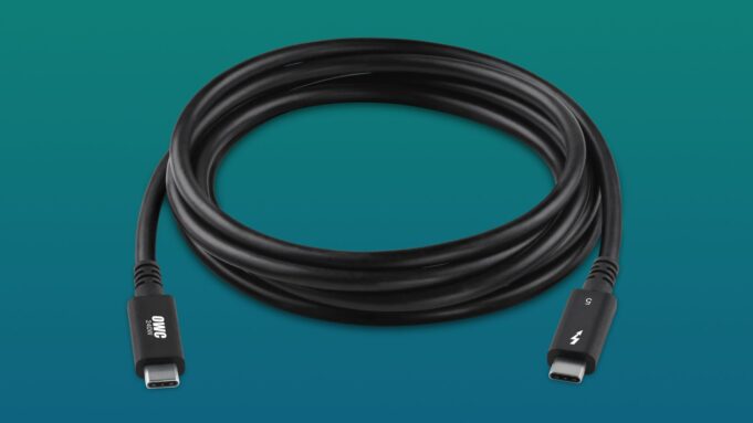 CES 2026: OWC vydal 2metrový kabel Thunderbolt 5 pro Macy