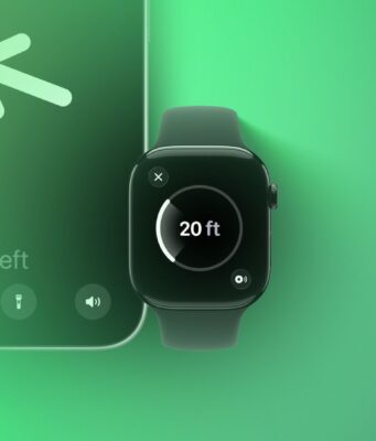 Funkce Přesné vyhledávání na Apple Watch funguje pouze s AirTagem 2